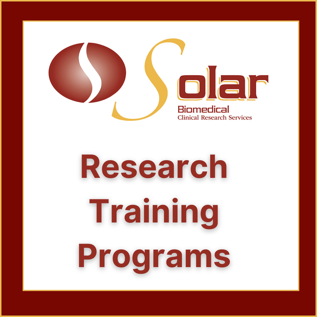 SOLAR BIOMEDICAL RESEARCH SERVICES COURSE ALL ABOUT CLINICAL RESEARCH d (11)